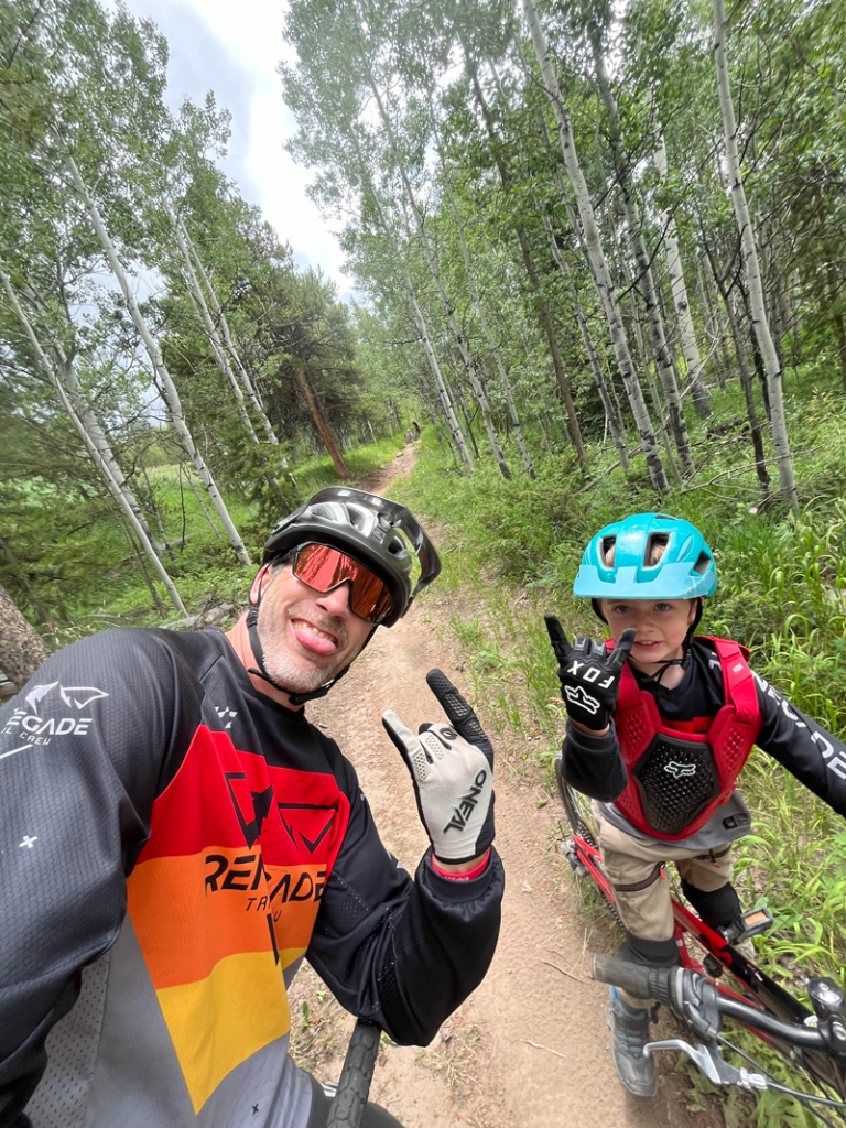 Leigh Harris on the trail